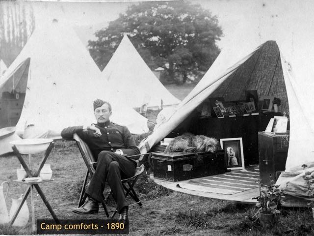 Camp comforts - 1890