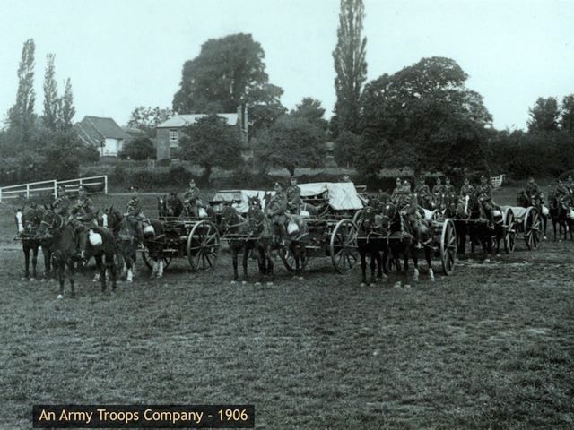 An Army Troops Company - 1906